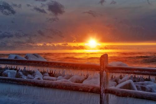 ICY SUNSET